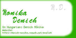 monika denich business card